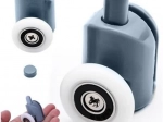 Bottom single wheel (roller) for a shower enclosure - 1 piece