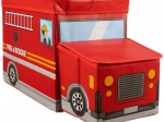 Foldable toy storage box in the shape of a fire truck Kruzzel - 1 piece
