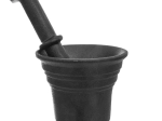 Cast iron spice mortar black