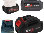 Универсална 48V Li-ion батерия 6000 mAh за акумулаторни инструменти и градинска техника
