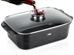 Гранитова тава с капак 7,5 л, 41 × 26 × 16 см