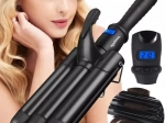 Soulima triple-barrel waver curling iron with LCD display - 1 piece