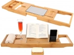 Luxury bamboo bathtub tray “Home Spa”
