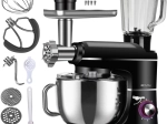 Планетарен кухненски робот 3в1 RUHHY с блендер и месомелачка, 6,2 l, 1500 W