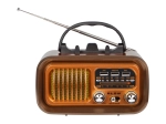 преносимо ретро радио AM/FM със соларно зареждане и Bluetooth