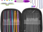 Crochet hook set with case – 50 pieces