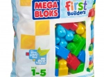 Mega Bloks First Builders голяма торба с кубчета (60 бр.)