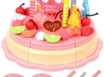 Wooden birthday cake – 48-piece set