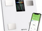 Аналитичен личен кантар RUHHY с LCD, BIA и приложение Feelfit, бял