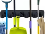 Bigstren wall-mounted holder for tools and cleaning supplies
