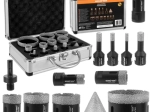 Set of diamond hole saw core bits Bigstren M14 6–68 mm (13 pcs)