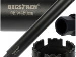 Bigstren diamond core drill bit 63 × 450 mm 1 1/4 UNC for concrete and stone