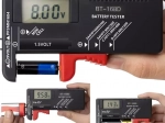 Тестер за батерии Bigstren с LCD дисплей - 1 брой