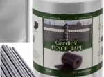 Gardlov fence strip 19 cm × 35 m, PVC 450 g/m², grey