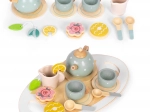 Дървен чаен комплект 14 части ECOTOYS
