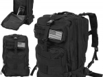 Tactical military backpack Trizand 35 l black - 1 piece