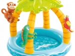 Intex Tropical Island inflatable kids paddling pool with canopy 102 × 86 cm