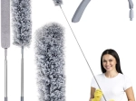 Ruhhy telescopic duster with 2 attachments