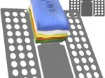 Large clothes folding board - 1 piece