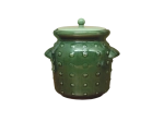 Ceramic fermentation crock 2.5 L green