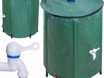 Foldable rainwater barrel with tap 500 L