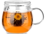 Glass Mug with Infuser and Lid 400 ml