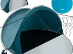 Self-erecting pop-up beach tent Trizand 200 × 120 × 110 cm - 1 piece