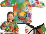 Protective waterproof painting apron for children KRUZZEL 4–6 years - 1 piece