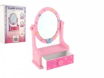Teddies wooden children's vanity table with mirror and drawer - 1 piece