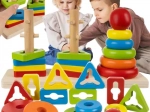 Wooden shape sorter Kruzzel