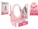 Teddies Princess wooden children's jewelry box/vanity table with 3 mirrors