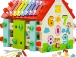 Wooden educational activity house Kruzzel