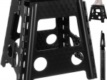 MalaTec folding stool black-white 39 cm