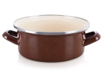 Емайлирана тенджера Brown 20,5 см, 2,2 л
