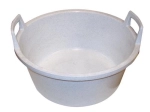 Plastic basin 56 cm with handles, granite